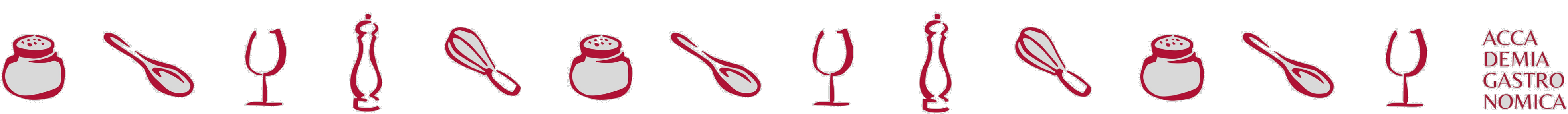 Ícones de utensílios de cozinha decorativos.