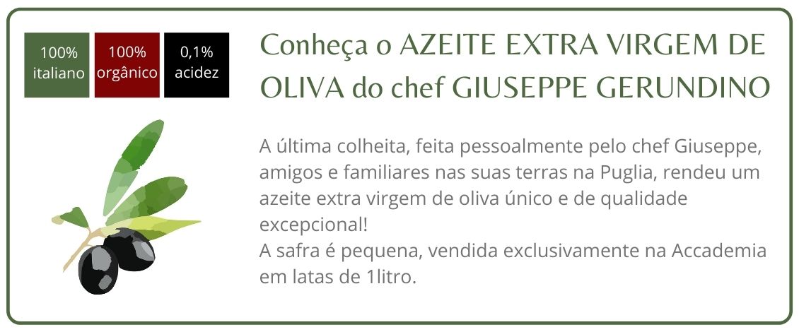 azeite chegou